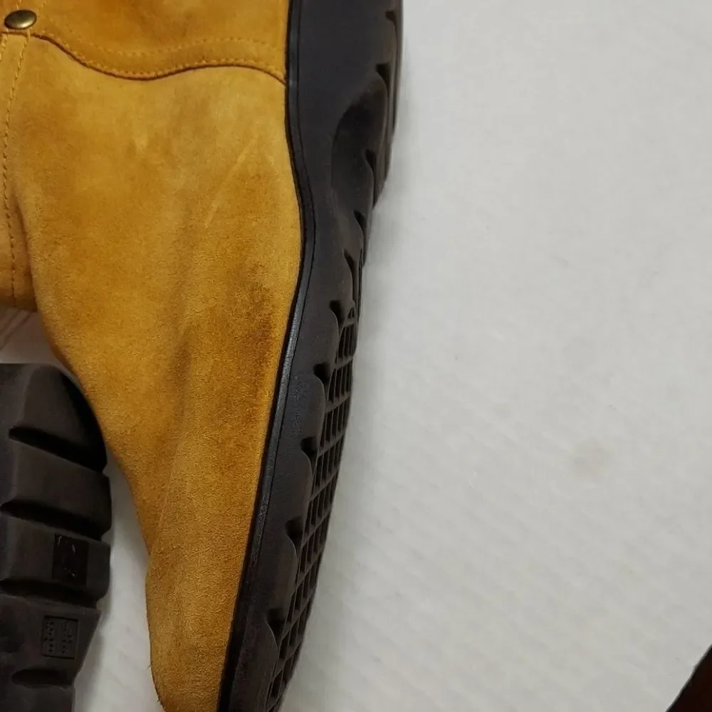 Aerosoles Supersonic Suede Slouch Boots Sz 7.5